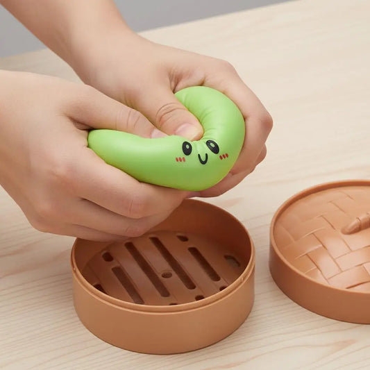Stress Relief Dumpling Squeeze Toy