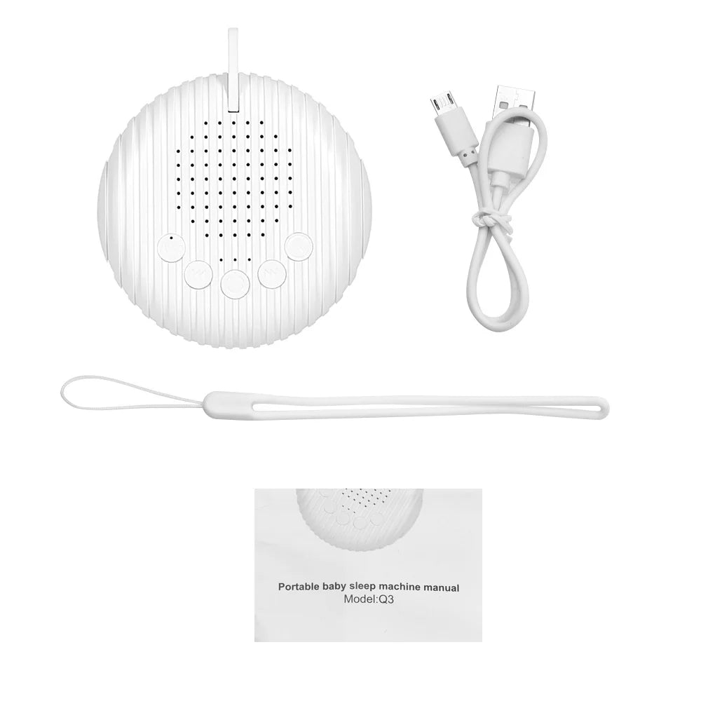 Portable White Noise Sleep Machine with 10 Sounds