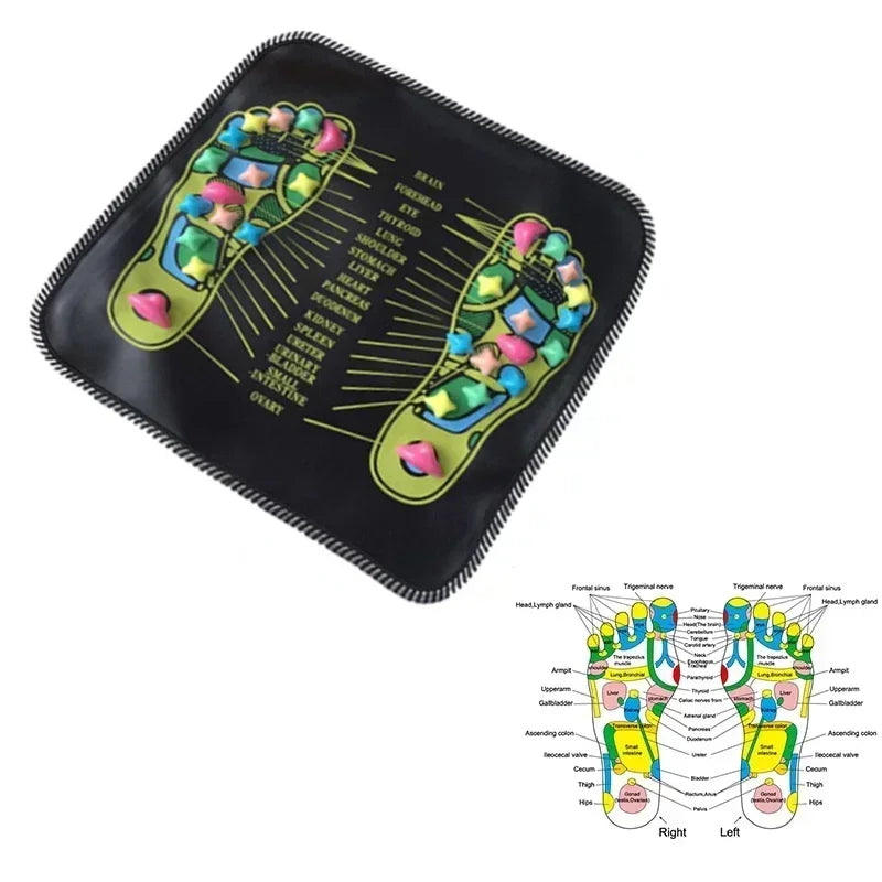 Reflexology Foot Massage Mat Trigger Point Therapy Pad