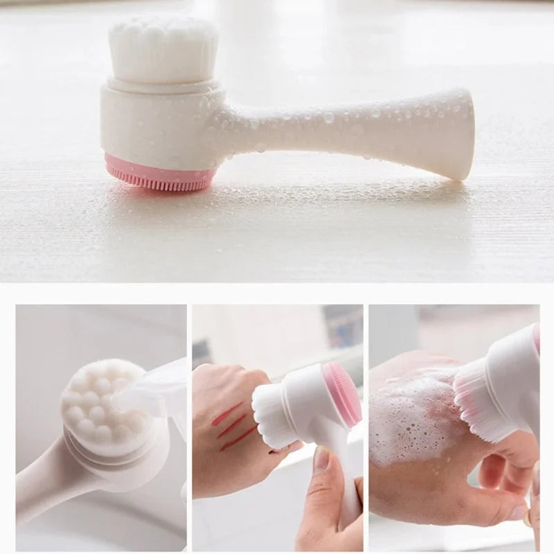 3D Silicone Facial Cleansing Brush