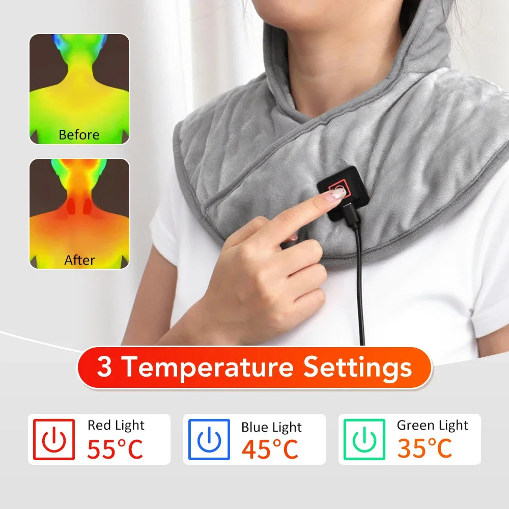 USB Heated Neck & Shoulder Pad