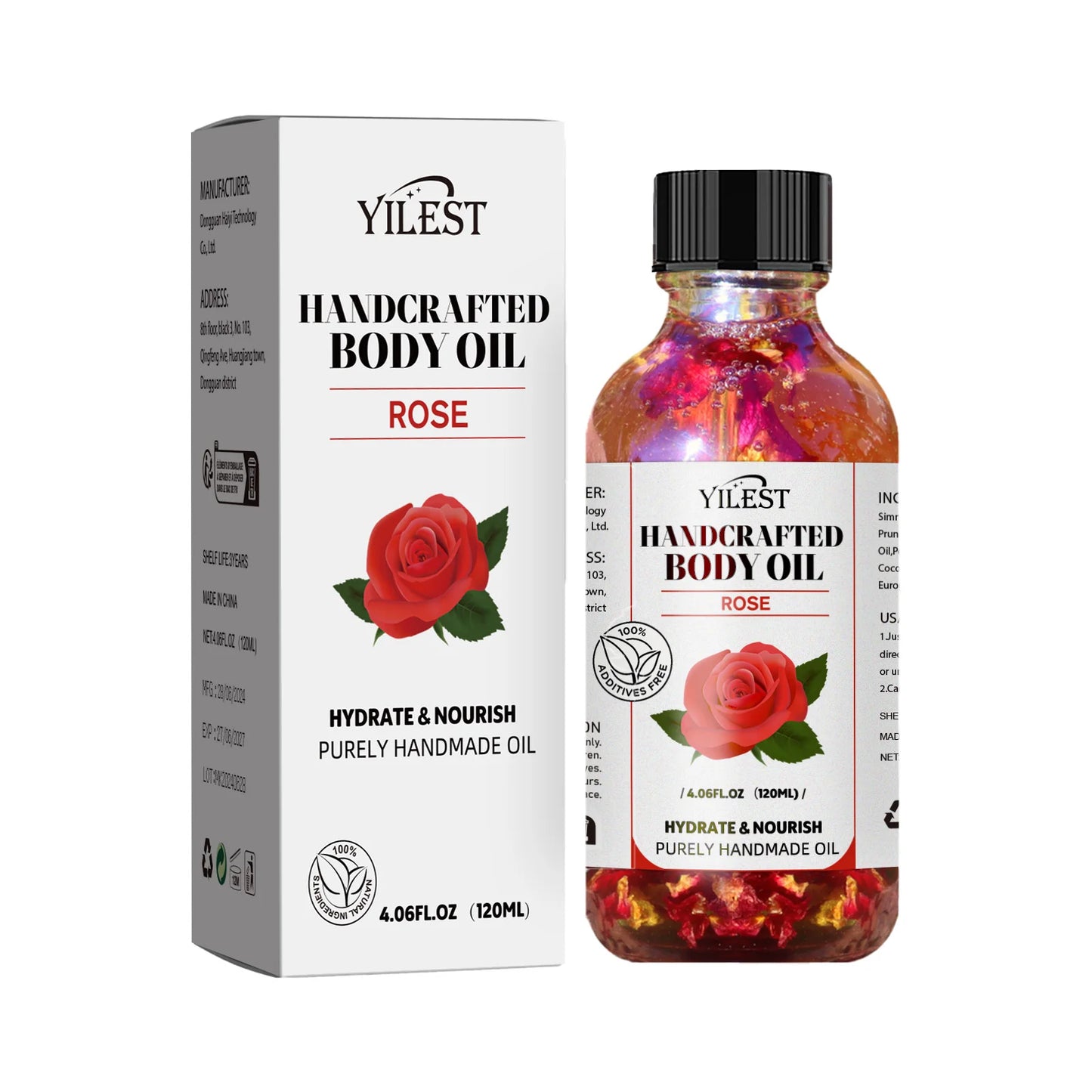 Stress Relief Body Oil with Vanilla