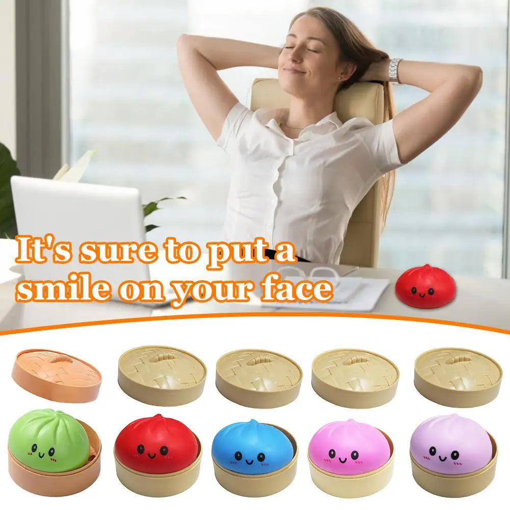 Stress Relief Dumpling Squeeze Toy