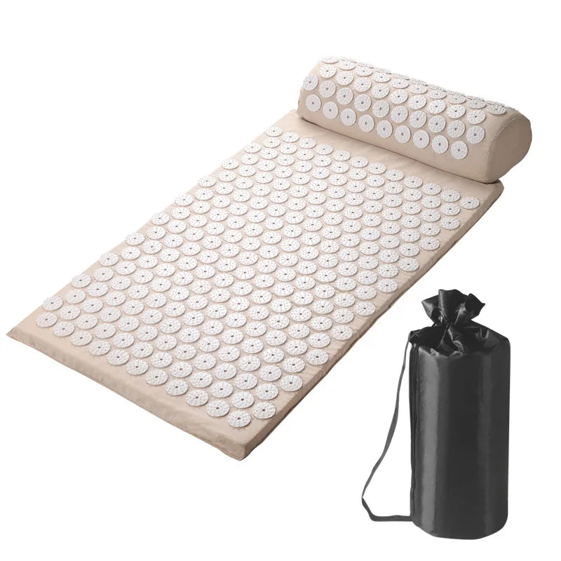 Full Body Acupressure Massage Mat Set with Storage Bag