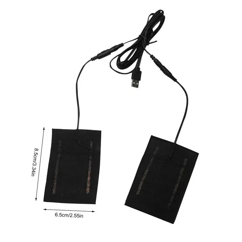 USB Heated Gloves Heating Pad 5V