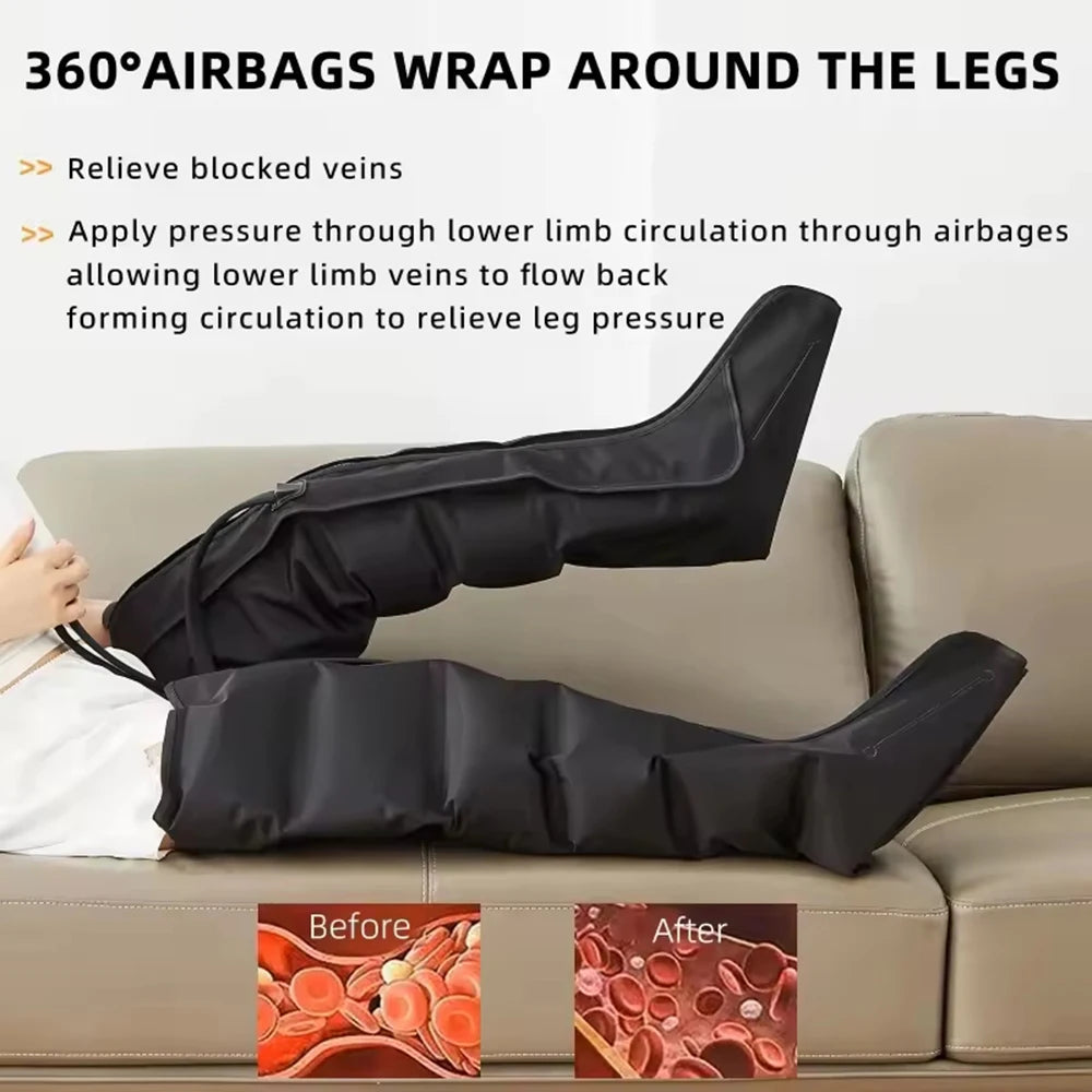 6-Airbag Air Compression Massage Boots
