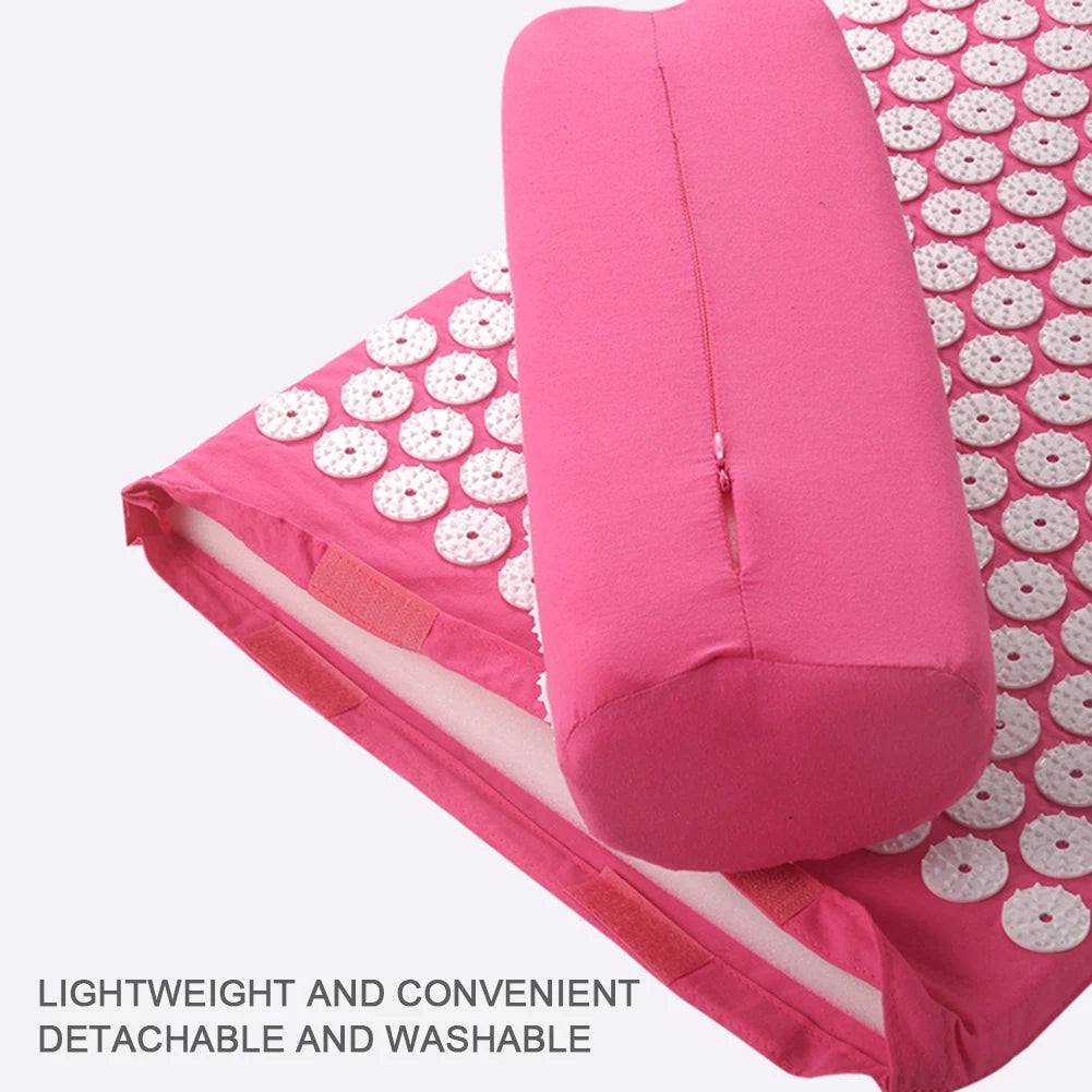Full Body Acupressure Massage Mat Set with Storage Bag