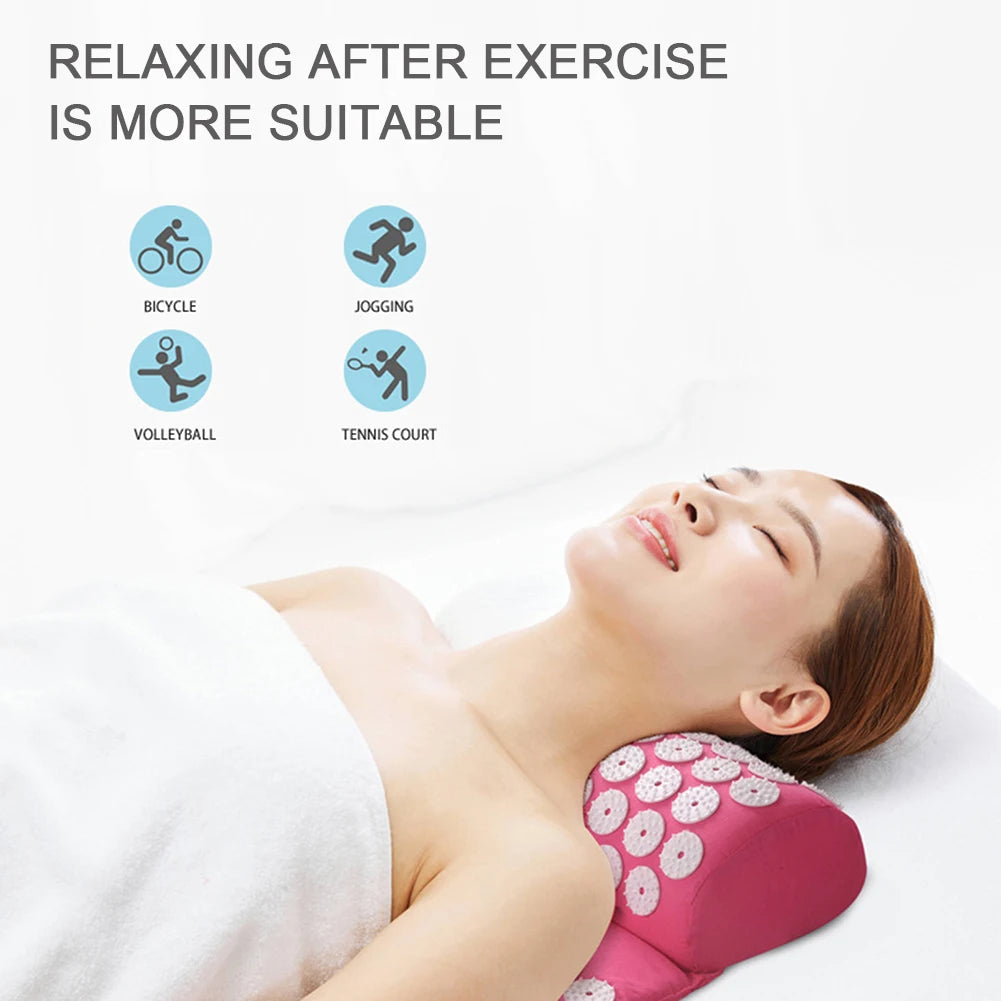 Full Body Acupressure Massage Mat Set with Storage Bag
