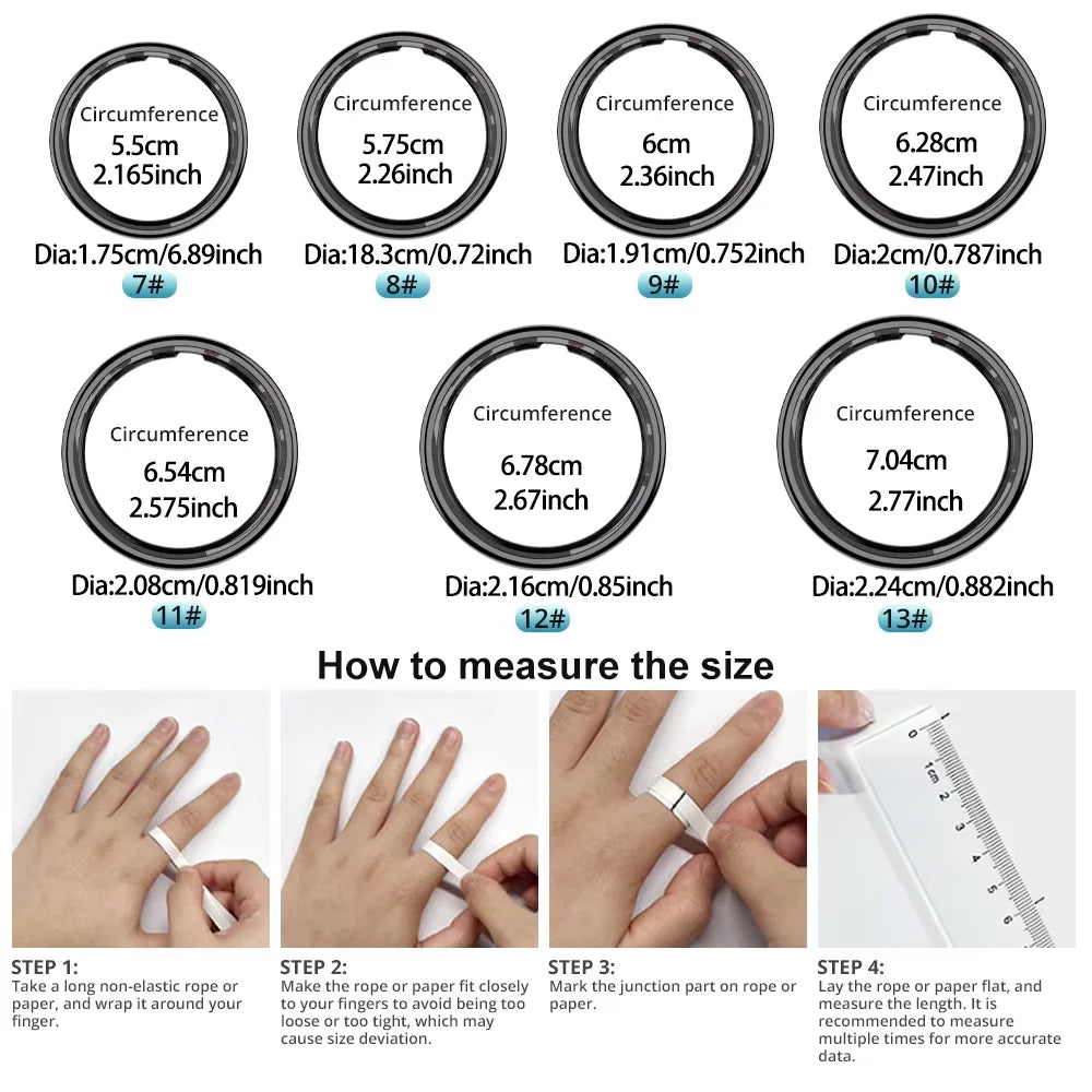 R09 Smart Ring Heart Rate & Blood Oxygen Monitor