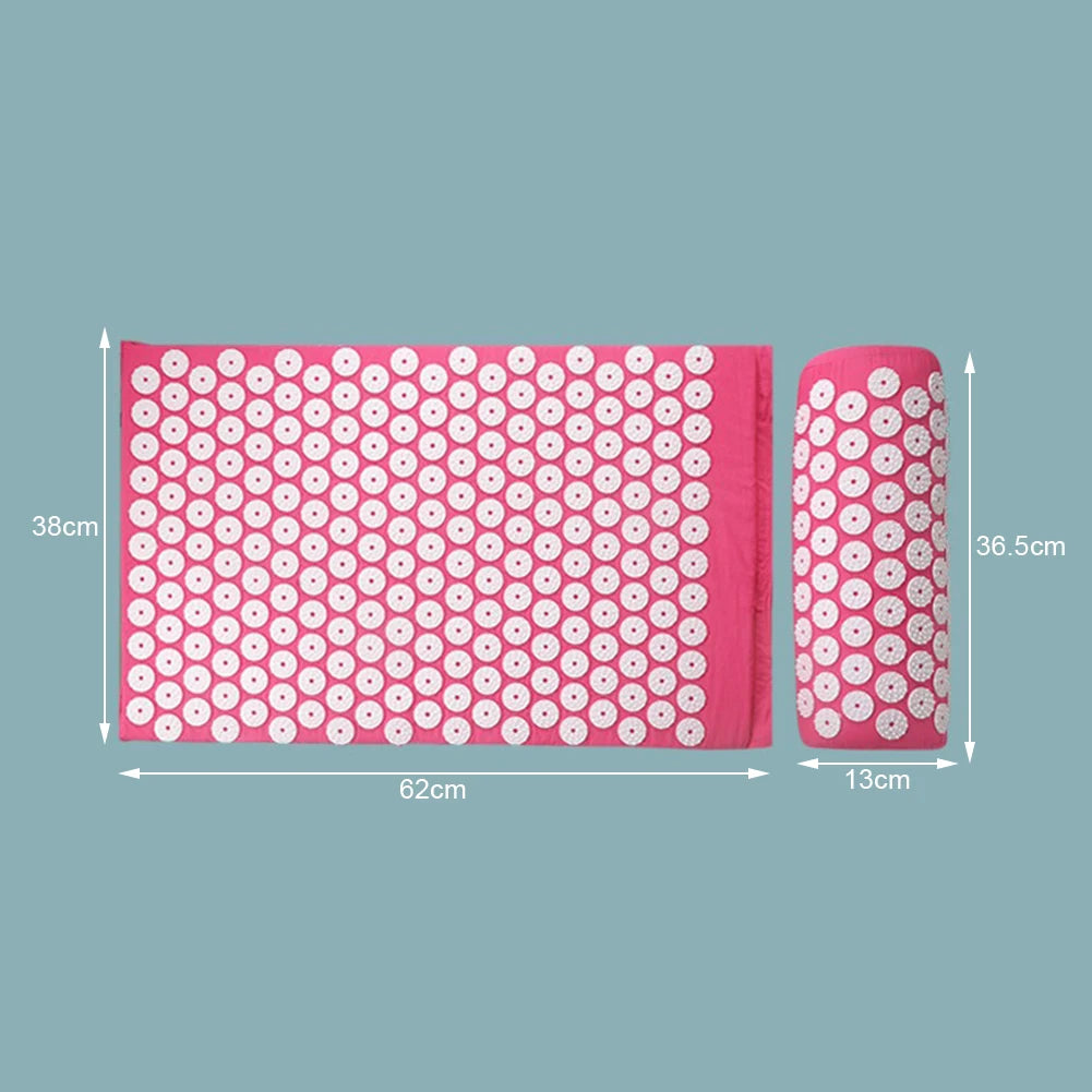 Full Body Acupressure Massage Mat Set with Storage Bag