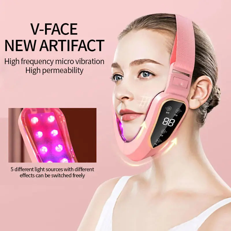LED Photon Facial Massage Device