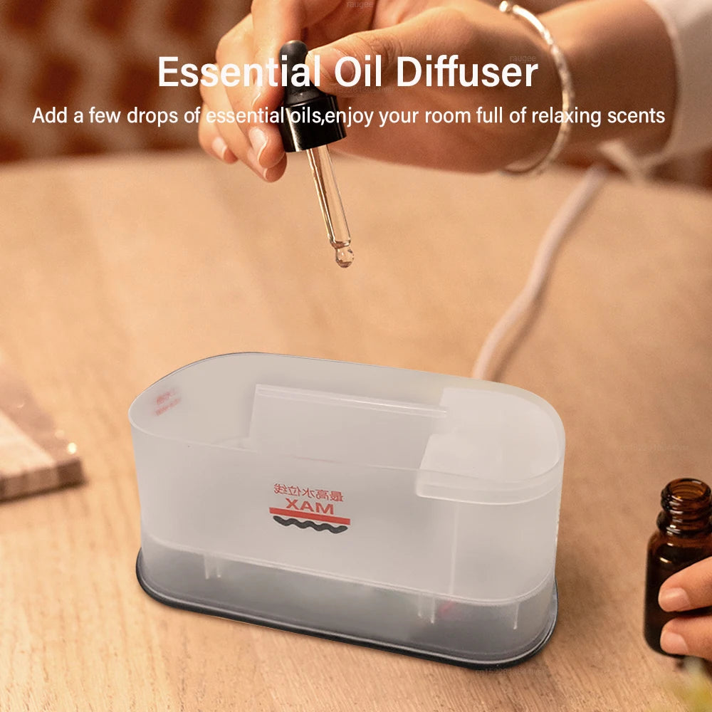 Flame Aroma Humidifier Essential Oil Diffuser with LED Light