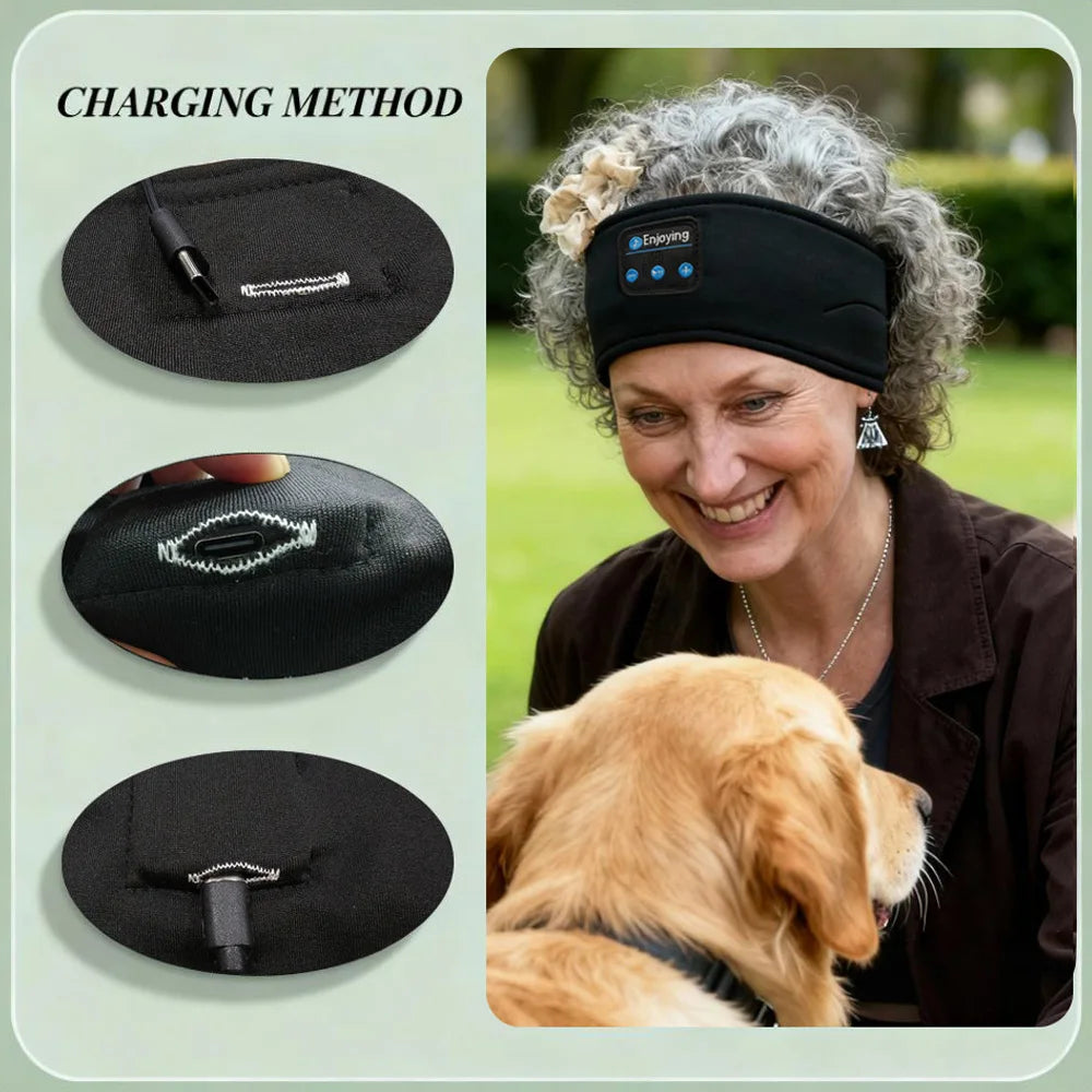 Bluetooth Music Sleep Eye Mask Headband