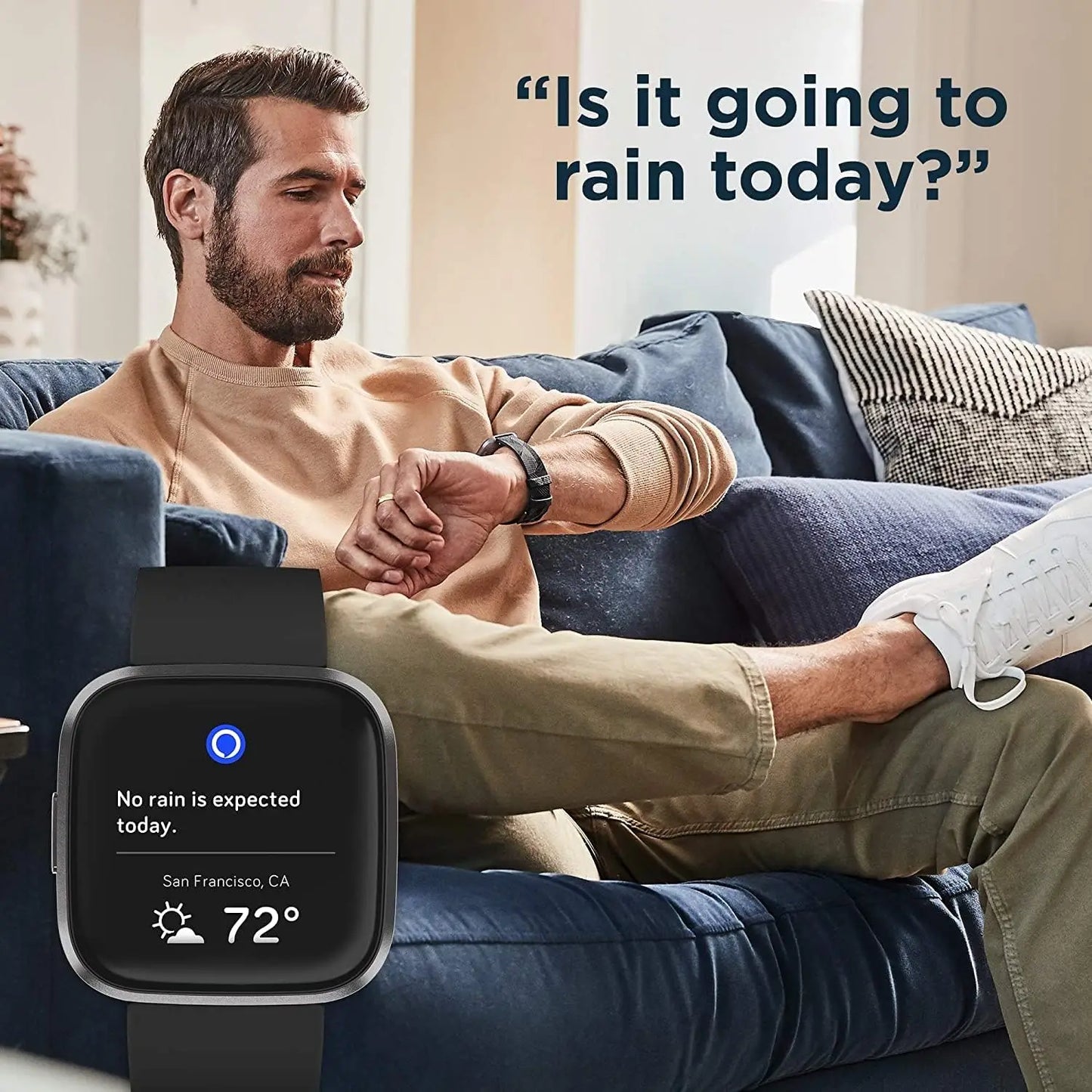 Fitness Smartwatch with Heart Rate & Sleep Tracking