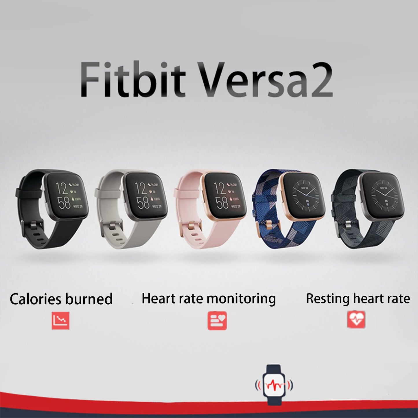 Fitness Smartwatch with Heart Rate & Sleep Tracking