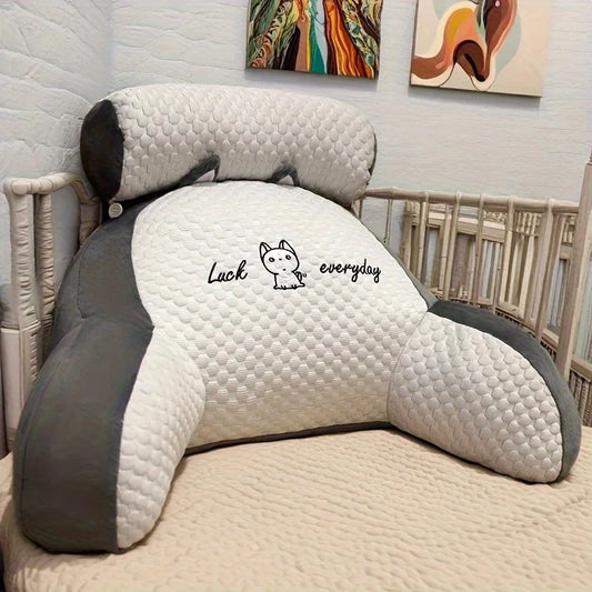 Quilted Reading Pillow Back Support Cushion