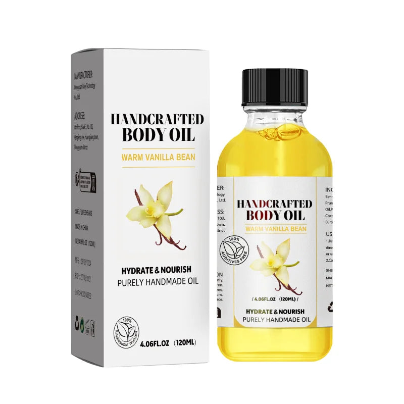 Stress Relief Body Oil with Vanilla