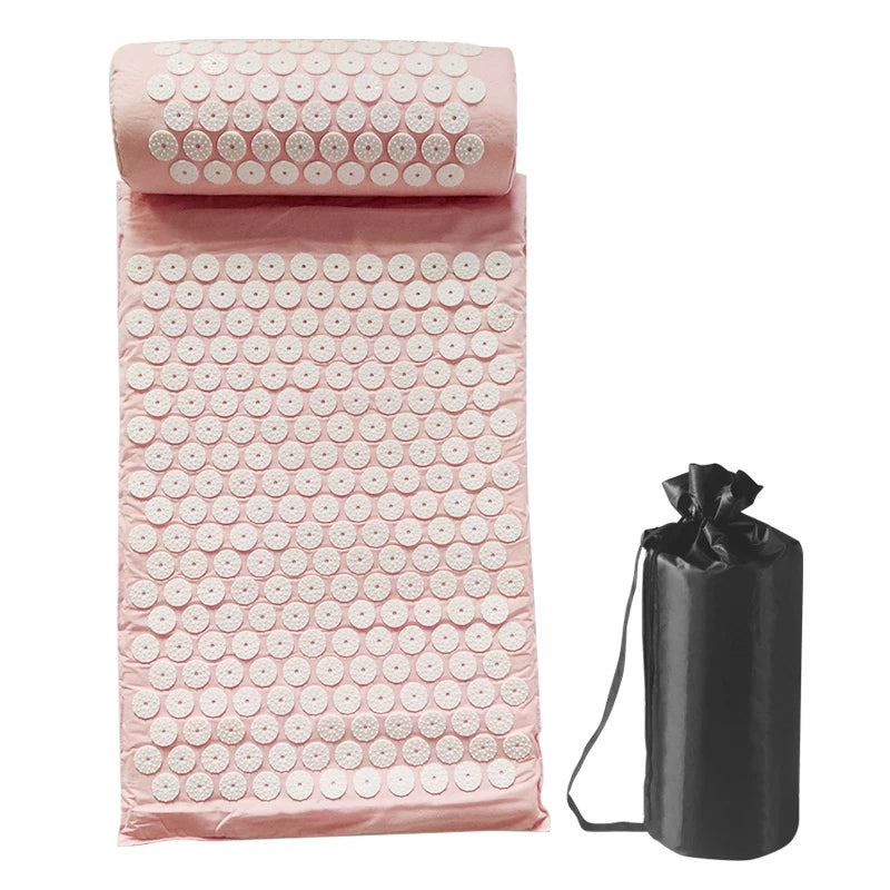Full Body Acupressure Massage Mat Set with Storage Bag