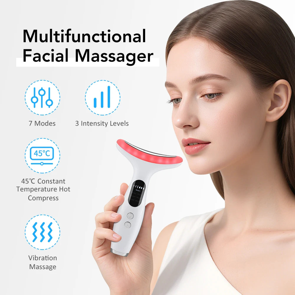 EMS Microcurrent Neck & Face Lifting Device