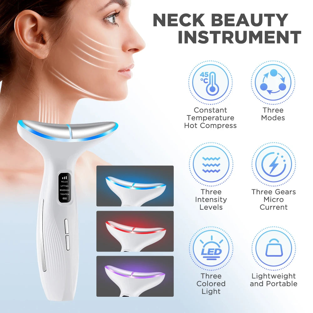 Microcurrent Neck Beauty Device