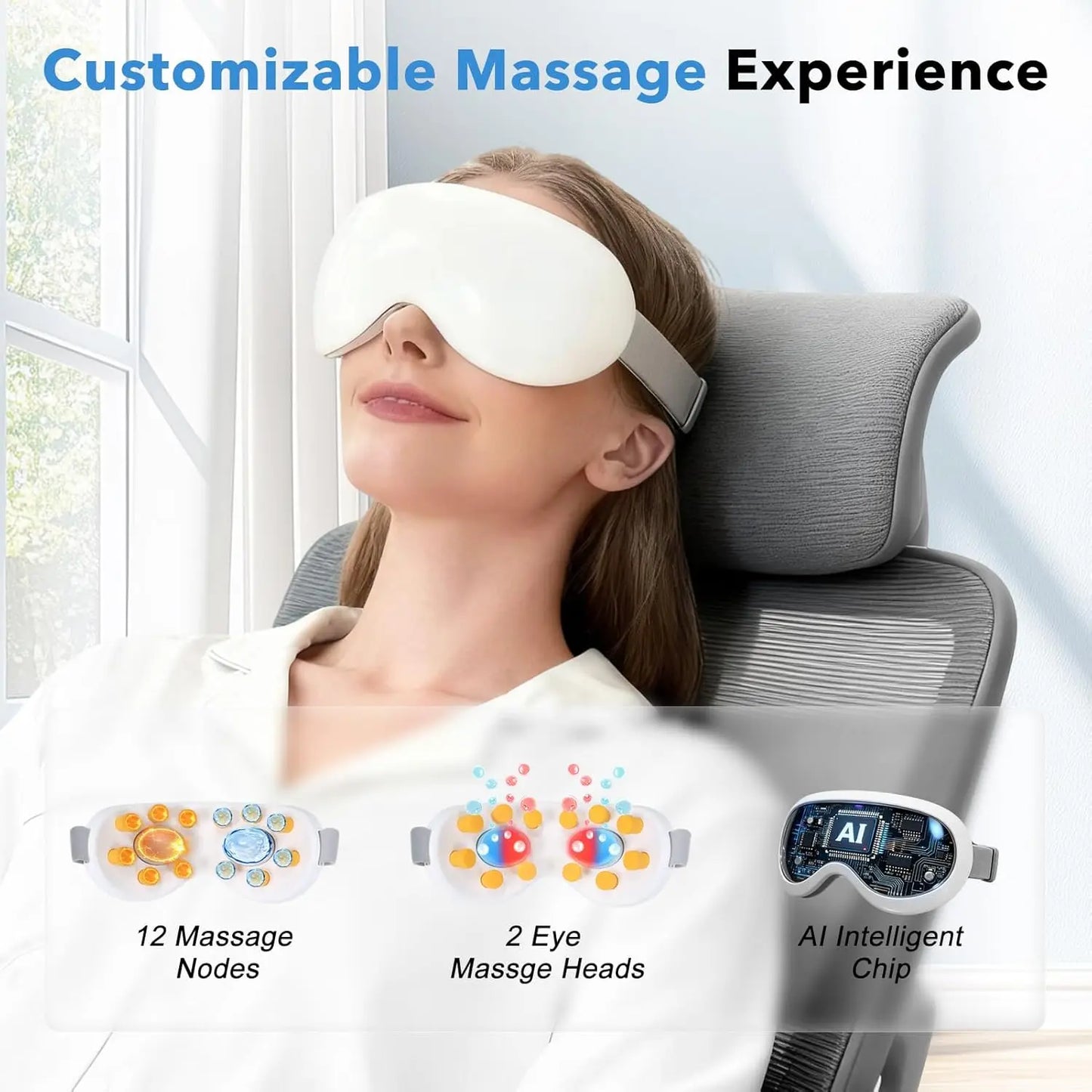 Cooling Eye Massager with Vibration