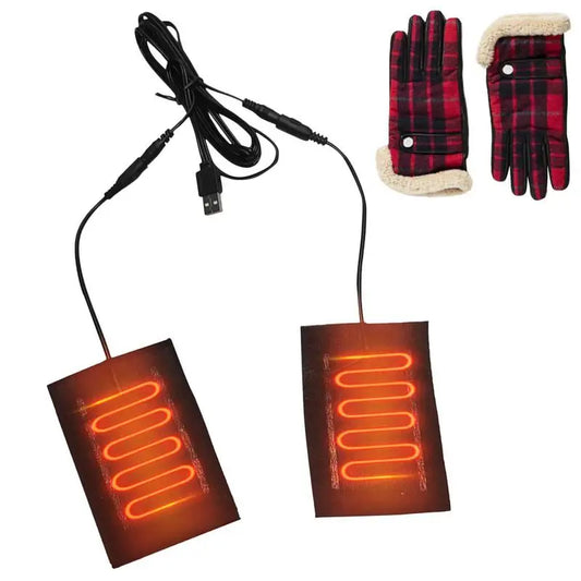 USB Heated Gloves Heating Pad 5V