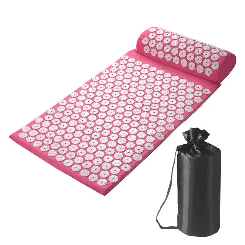 Full Body Acupressure Massage Mat Set with Storage Bag