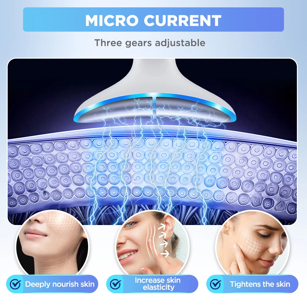 Microcurrent Neck Beauty Device