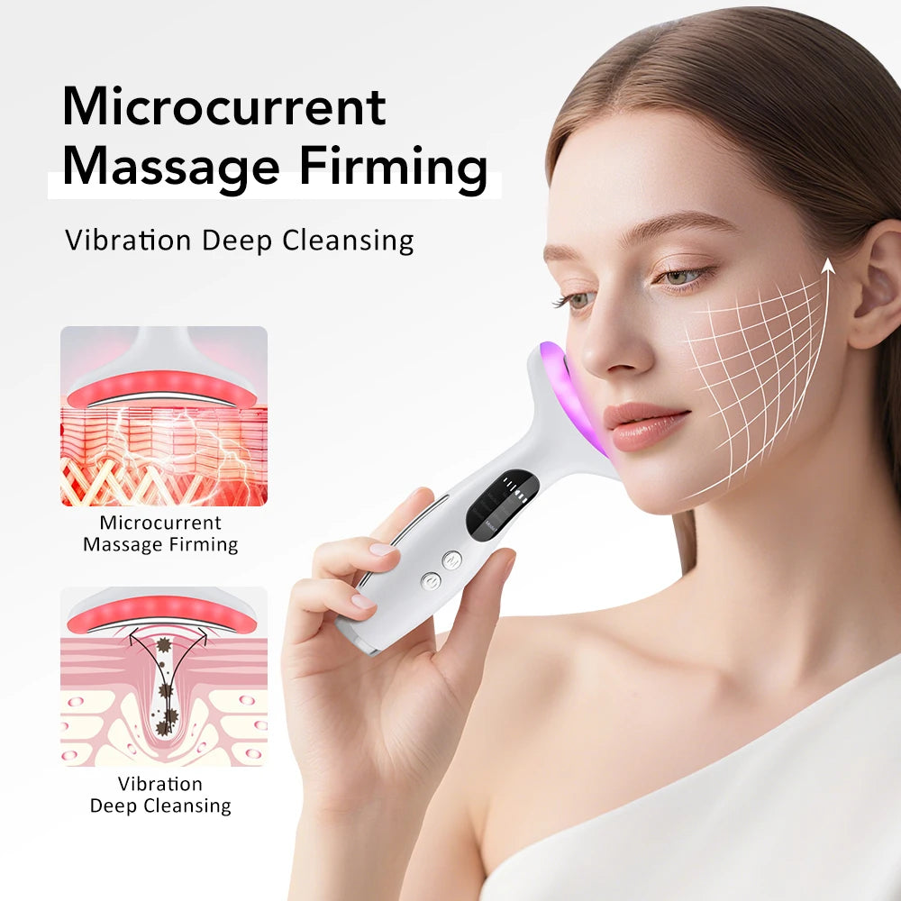 EMS Microcurrent Neck & Face Lifting Device
