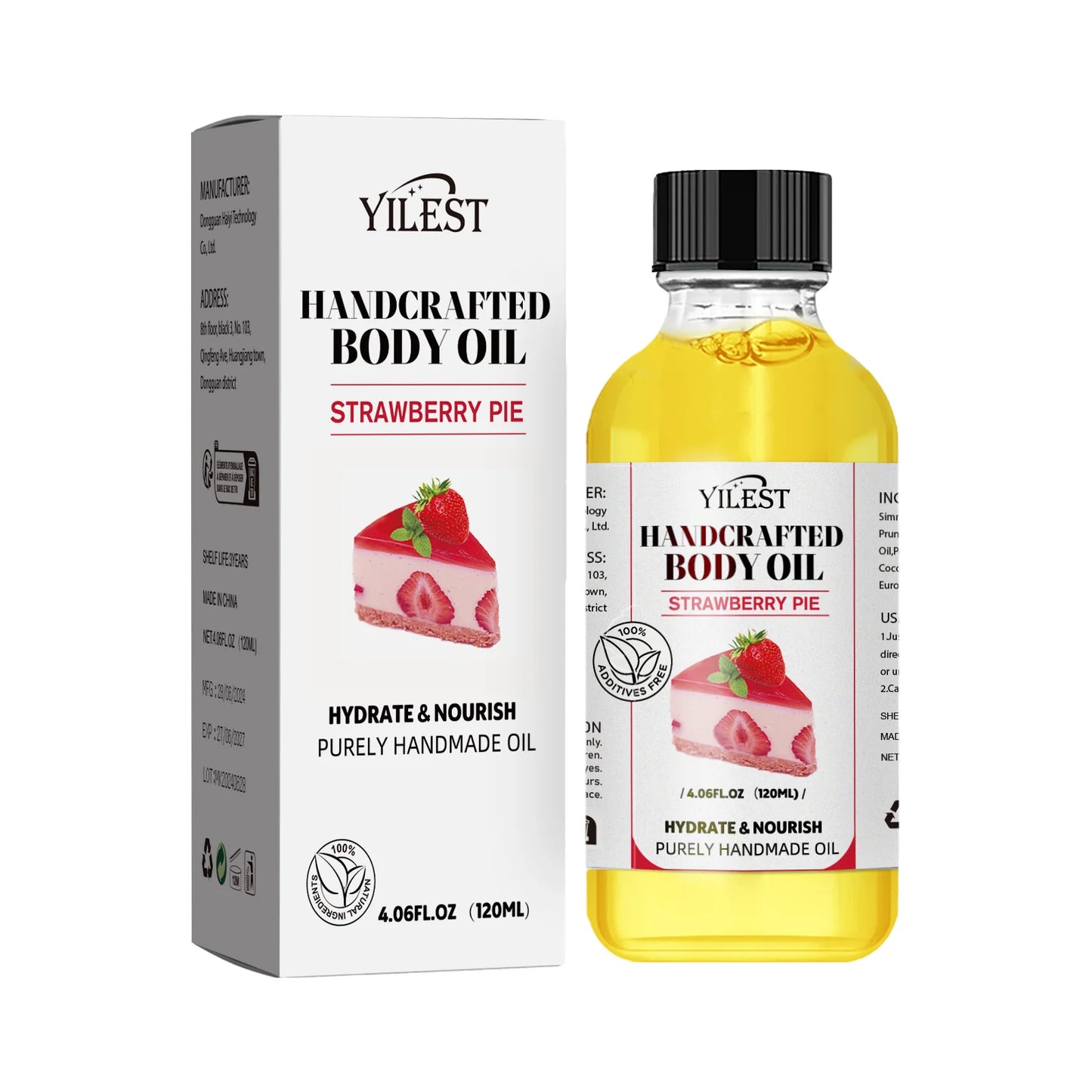 Stress Relief Body Oil with Vanilla
