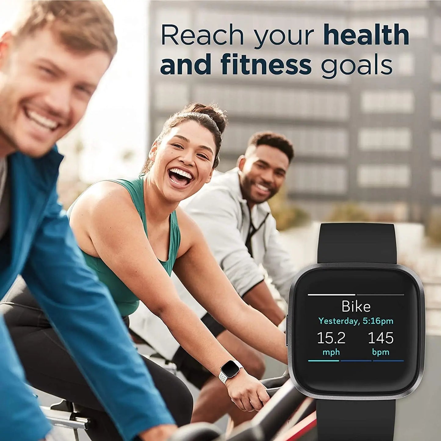 Fitness Smartwatch with Heart Rate & Sleep Tracking