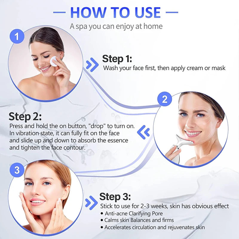 7-Color LED Neck & Face Massager
