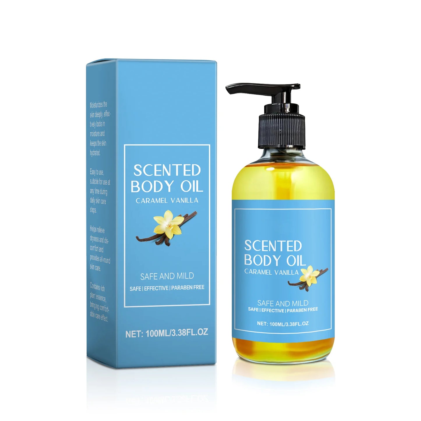 Stress Relief Body Oil with Vanilla