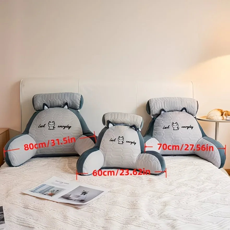 Quilted Reading Pillow Back Support Cushion