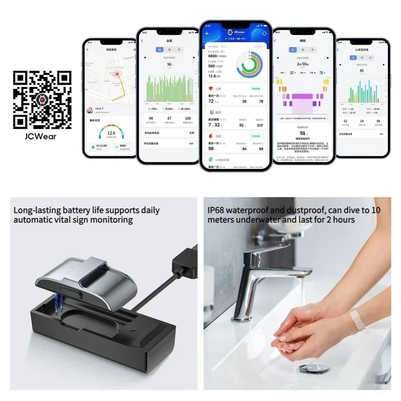 Waterproof Health Tracker Bracelet